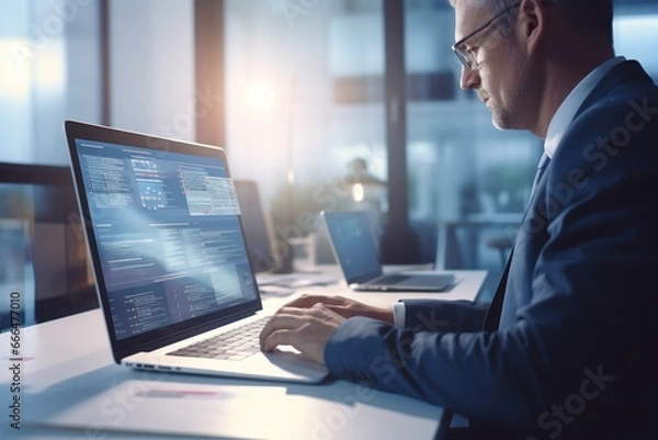 Fototapeta Configuring a Robust Document Management System (DMS) in the Office