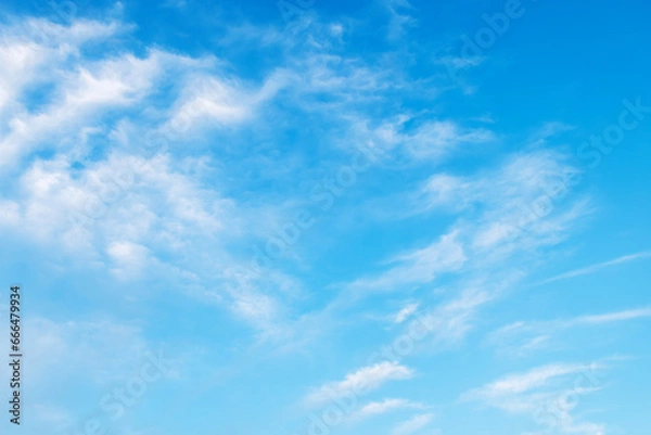 Obraz Blue sky with cloud background