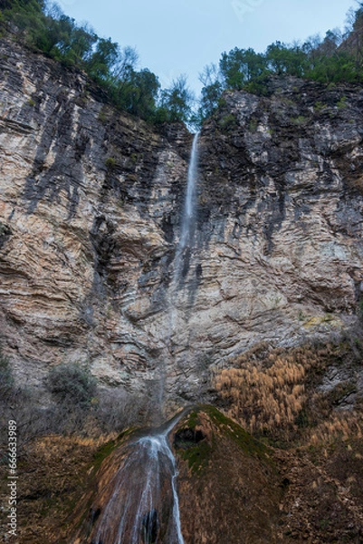 Obraz waterfall in the mountains