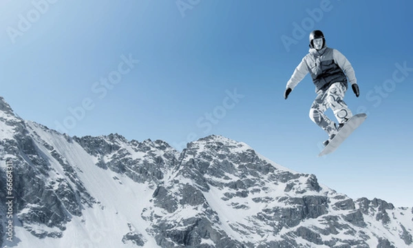 Fototapeta Snowboarding