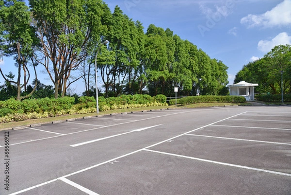 Obraz Open Car Parking Lots