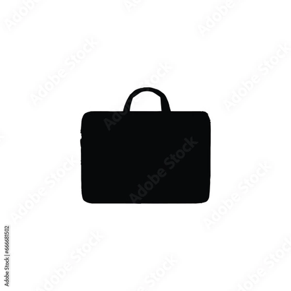 Fototapeta Job bag icon. Simple style business strategy poster background symbol. Job bag brand logo design element. Job bag t-shirt printing. Vector for sticker.