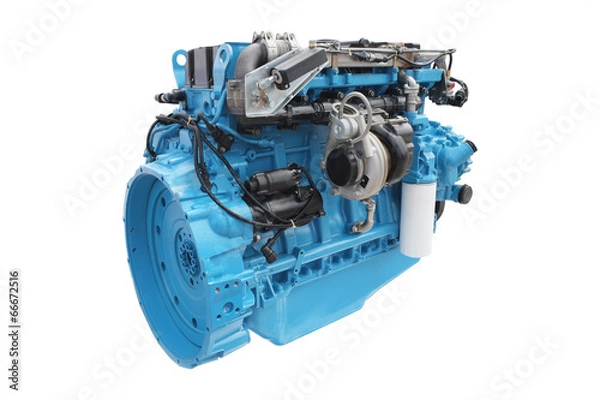 Fototapeta The image of an engine