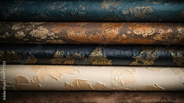 Fototapeta a close-up of some fabric