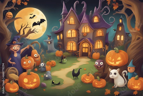 Obraz Ai generated images for halloween