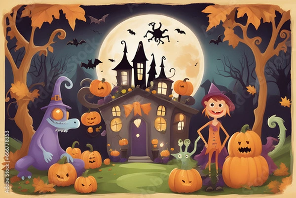 Obraz Ai generated images for halloween
