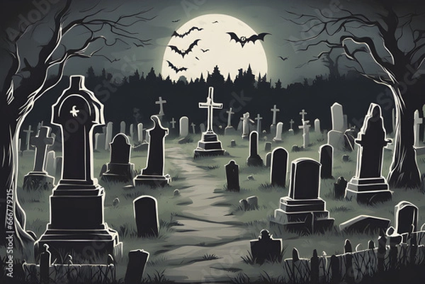 Obraz Ai generated images for halloween
