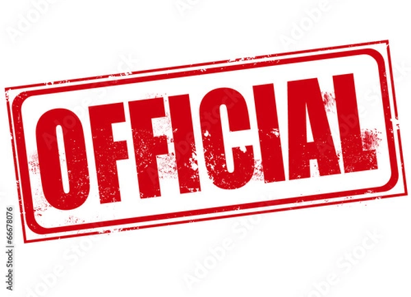 Obraz official stamp