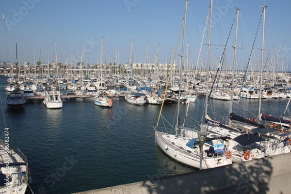 Obraz boats in marina