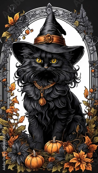 Obraz Chat Halloween