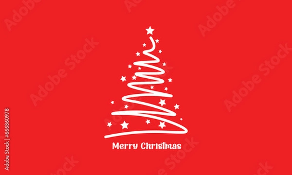 Fototapeta abstract christmas tree