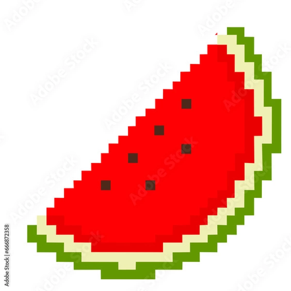 Obraz Watermelon illustration vector 