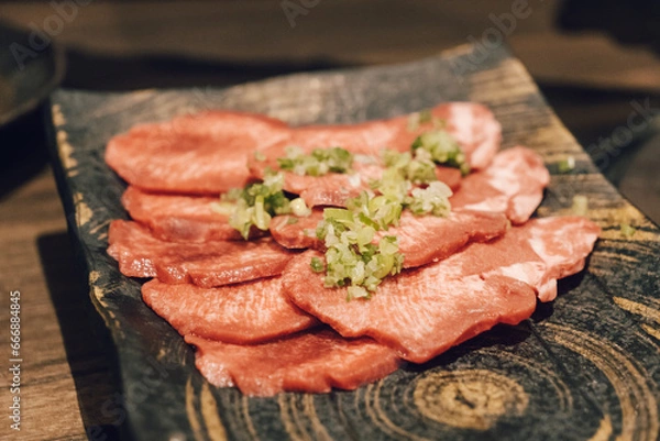 Obraz 焼き肉　牛タン