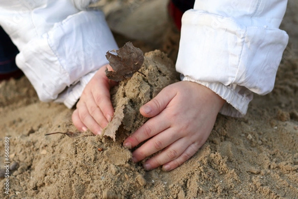 Fototapeta baby hands in song