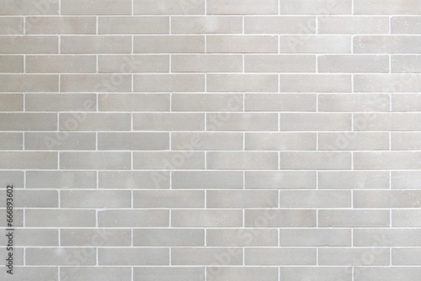 Obraz Vintage white brick tile wall pattern and background