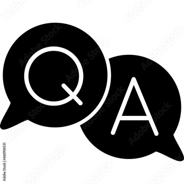 Obraz Q&a Icon
