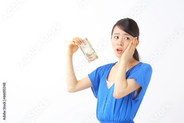 Fototapeta お金の悩み