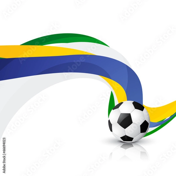 Obraz creative football design