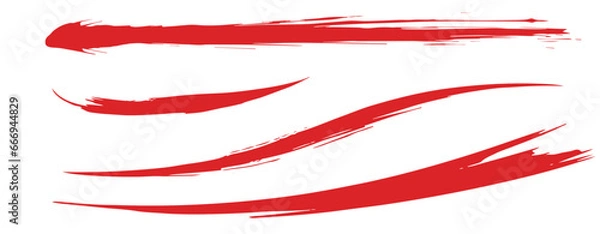 Fototapeta お正月に最適なブラシストローク