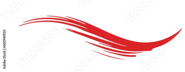 Fototapeta お正月に最適なブラシストローク