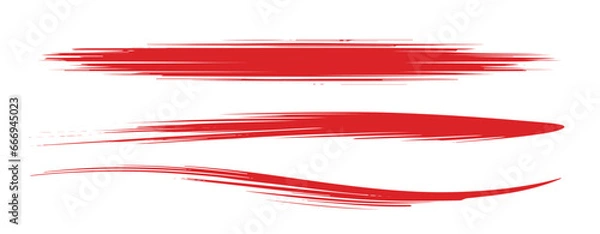 Fototapeta お正月に最適なブラシストローク