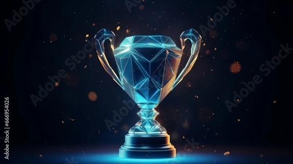 Obraz cup on a black background