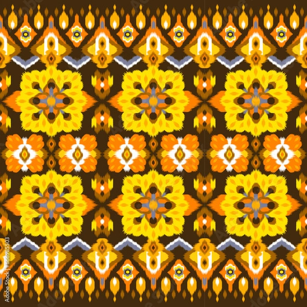 Obraz  ikat pattern abstract