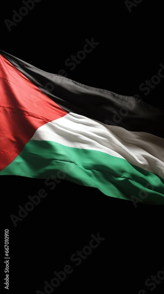 Fototapeta Palestinian Flag - AI Generated