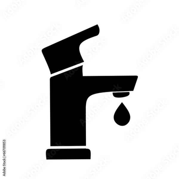 Fototapeta vector faucet with trendy design