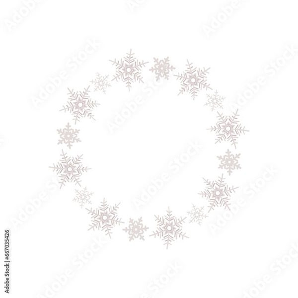 Obraz Round New Year frames, vector.