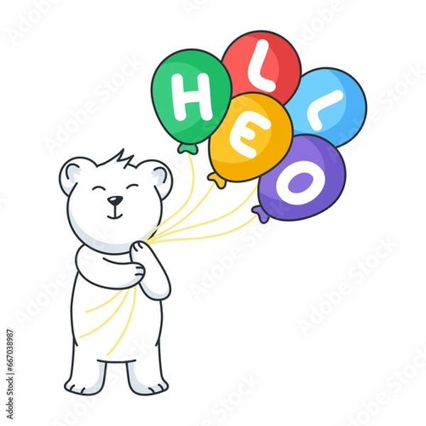 Fototapeta Hello Bear 