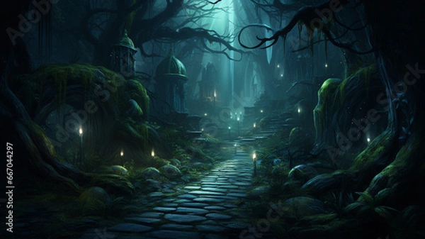 Fototapeta a fantasy world