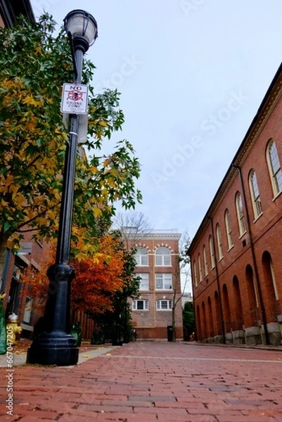Obraz old lamp in Salem