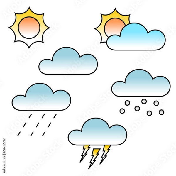 Obraz Basic Weather(Day)