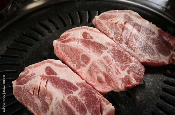 Obraz Grilled Pork Shoulder, 목살