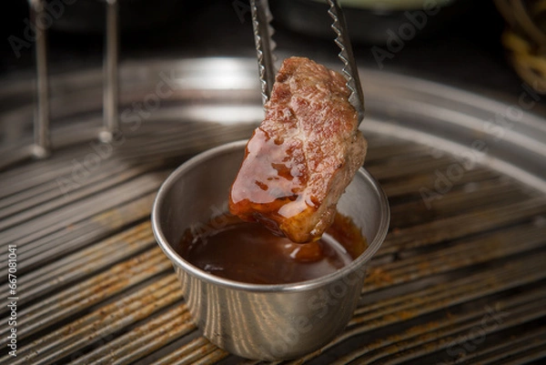 Obraz Grilled Pork Shoulder, 목살