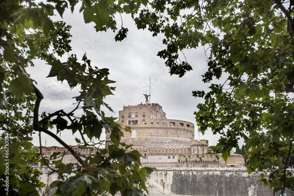 Obraz castel sant'angelo, roma