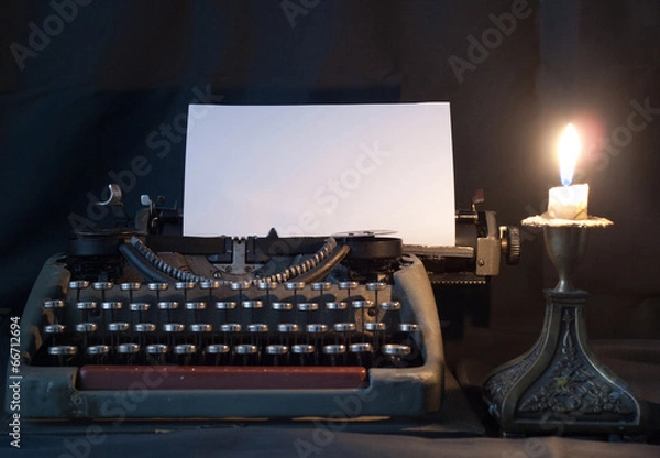 Obraz The typewriter that has been used in the last century