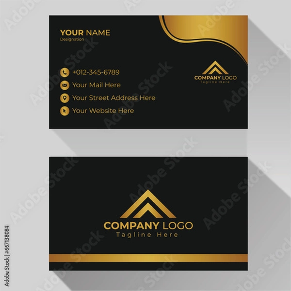 Obraz Vector creative modern professional business card template design