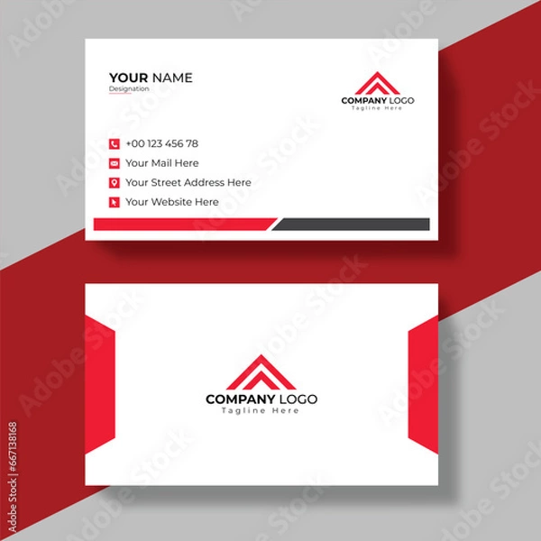 Fototapeta Vector business cards template