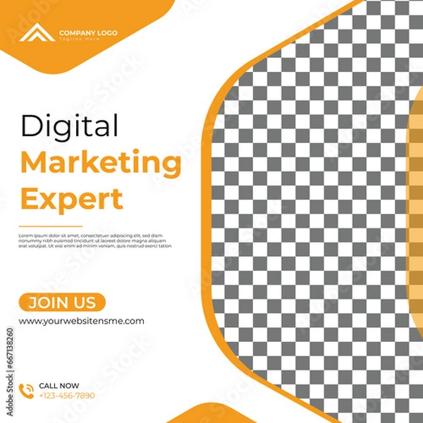 Fototapeta Vector Templates: Your Secret to Marketing Success