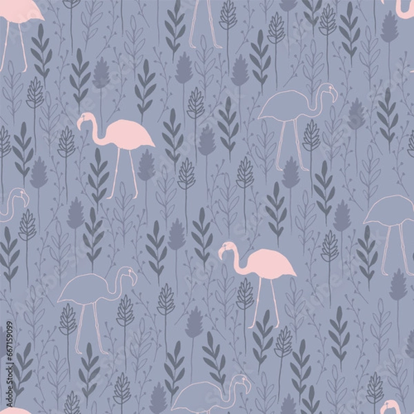 Obraz seamless pattern with cosmetics