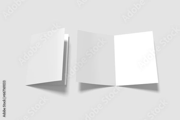 Obraz Two Blank Brochure Mockups