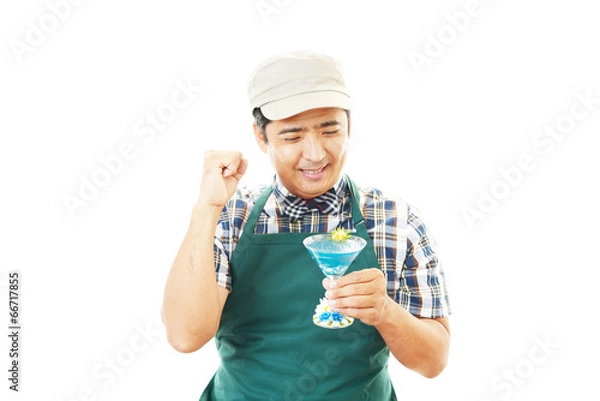 Obraz 笑顔のウェイター