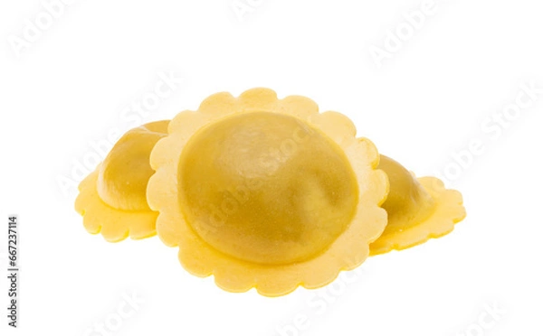 Fototapeta Italian ravioli isolated