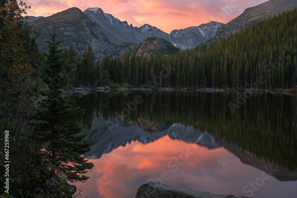 Obraz Mountain sunrise