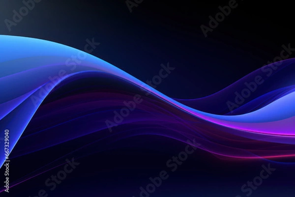 Fototapeta Iridescent Abastract Wave Flow Colorful Gradient Background