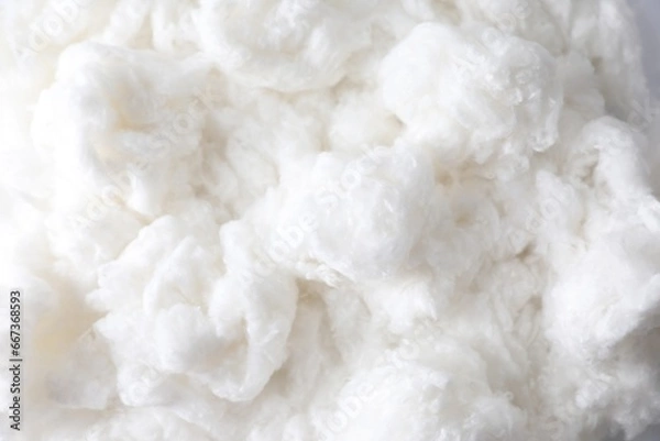 Obraz Soft clean cotton as background, top view