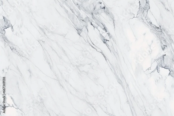 Obraz White grey Marble texture background wallapaper created with a generative ai technology