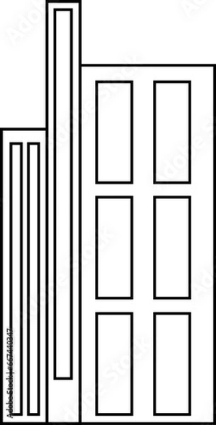 Fototapeta Building Icon